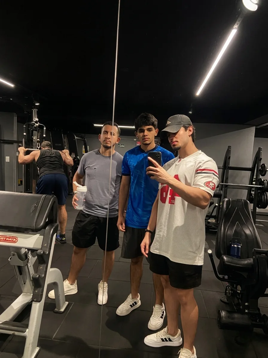 Rafael Ferraz com alunos Ítalo e Matheus